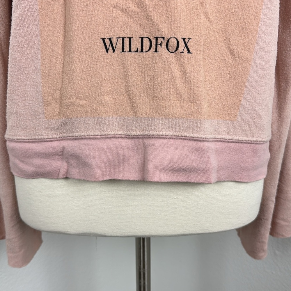 Wildfox Love Potion No 9 Blush Pink Bell Sleeve Sweatshirt Jumper, S - Picture 5 of 12